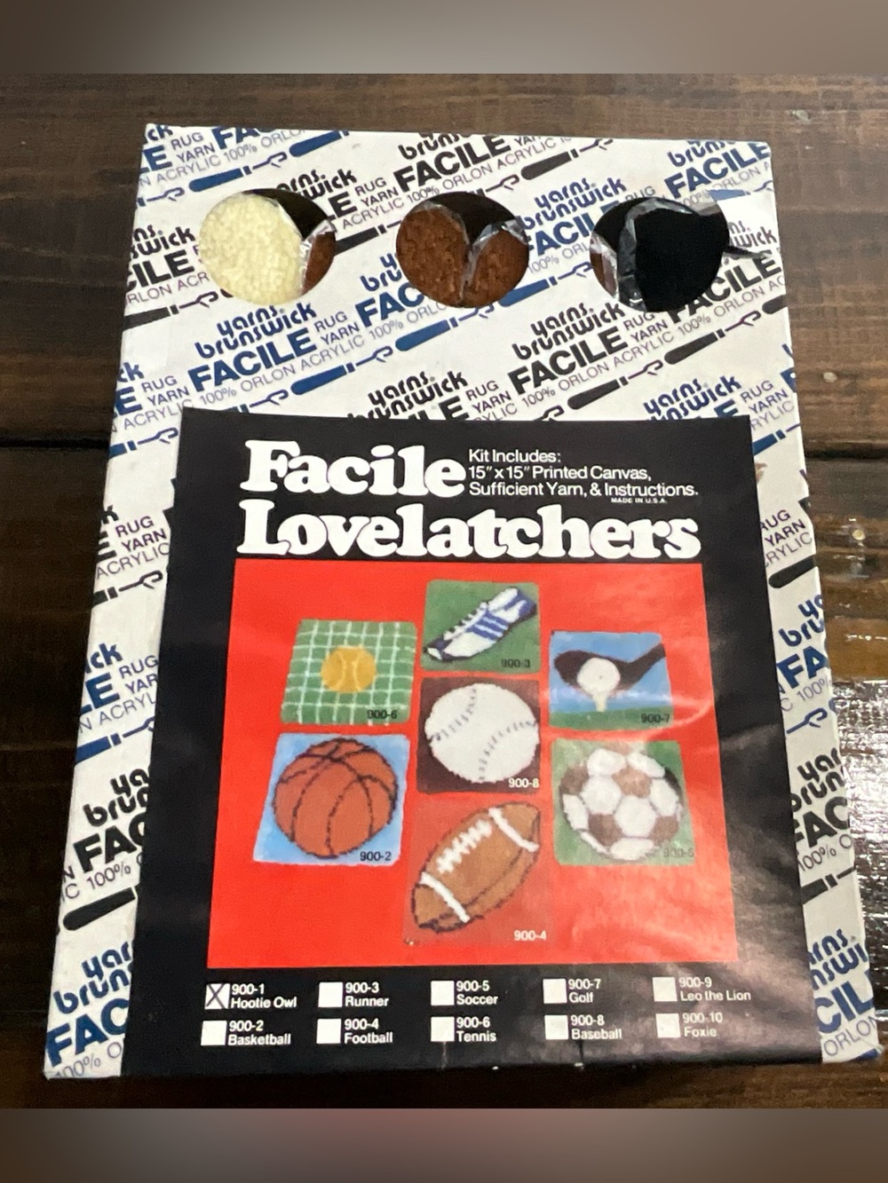 Vintage Yarns Brunswick Yarn Latch Hook Rug Kit Hootie Owl Kit